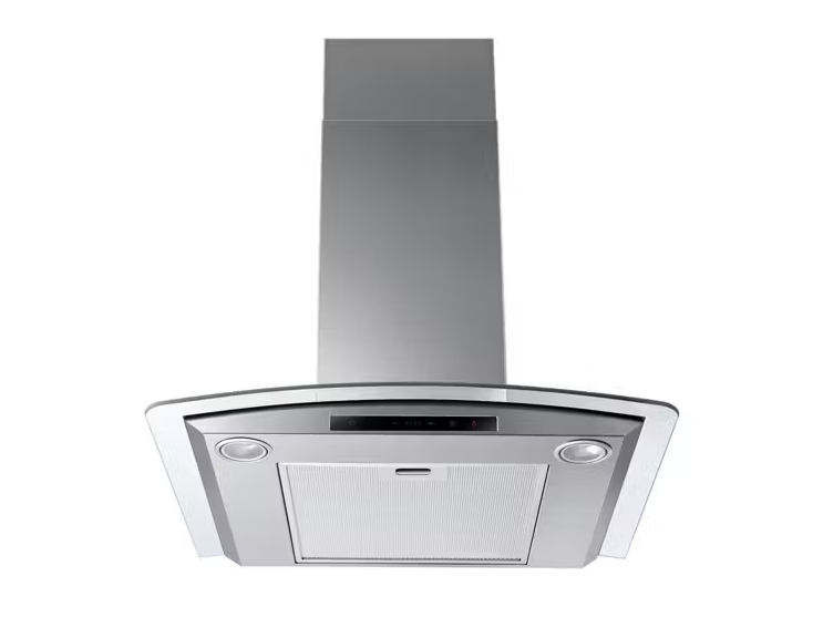 Samsung NK24C5070DS/UR dekorativni aspirator, 558 m3/h, full touch displej, inox+zakrivljeno staklo